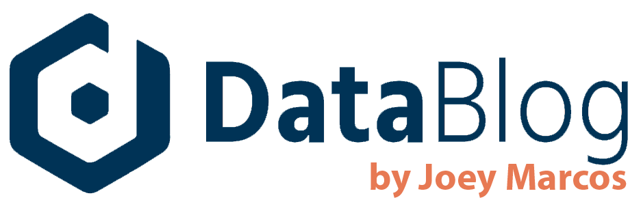 Logotipo de Data Blog by Joey Marcos